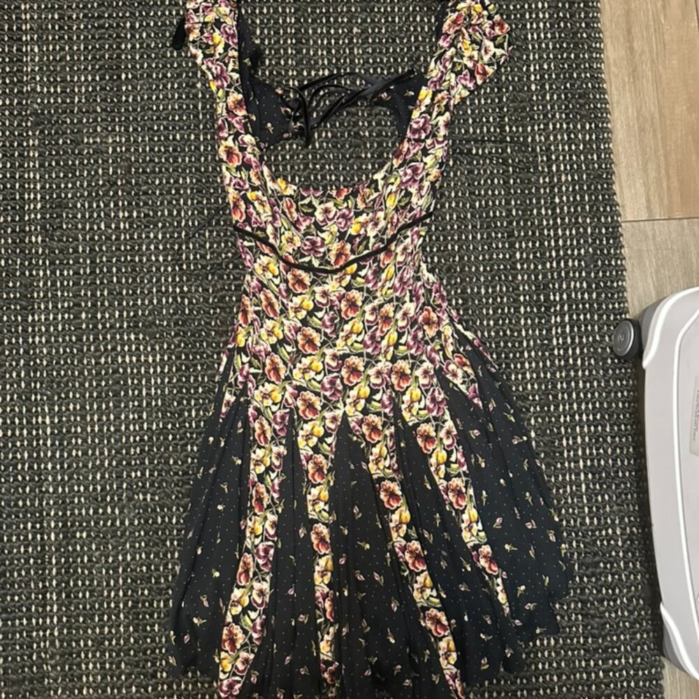 Free People Ponderosa Floral Mini Dress